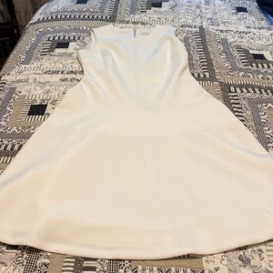 Calvin Klein size 6 cream white dress